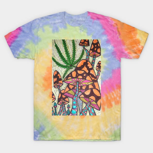 Party time like a hippy in the forest T-Shirt by JJs art 